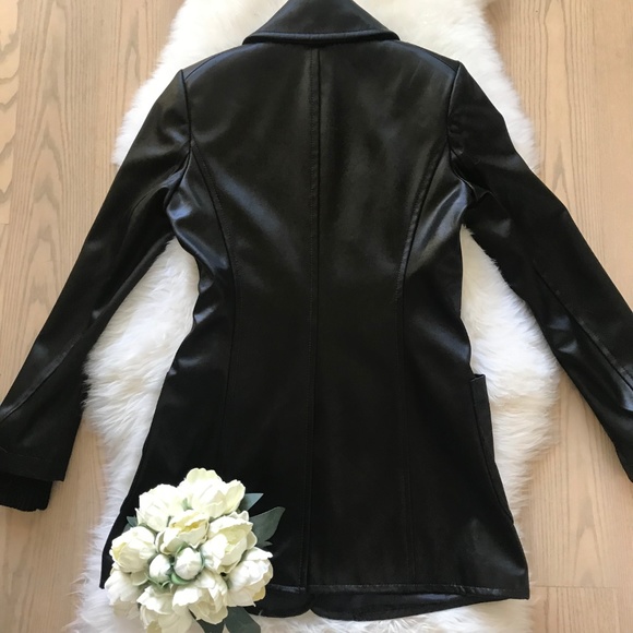 Theory NWT Panyia Slick Black Trench Coat SOLD OUT - Picture 5 of 8